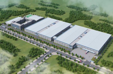 Lắp đặt kết cấu thép Dự án nhà máy Luxshare ICT – Bắc Giang