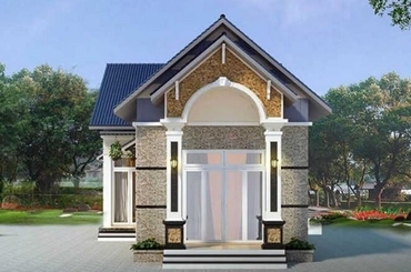 Thiết kế mẫu nhà vườn nhỏ đẹp giá 300 triệu cho gia đình