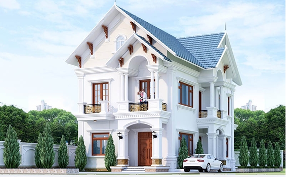 Biệt thự mái thái - nét đẹp kiến trúc xứ chùa vàng