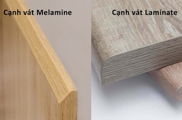 So sánh lớp phủ bề mặt gỗ công nghiệp Melamine và Laminate