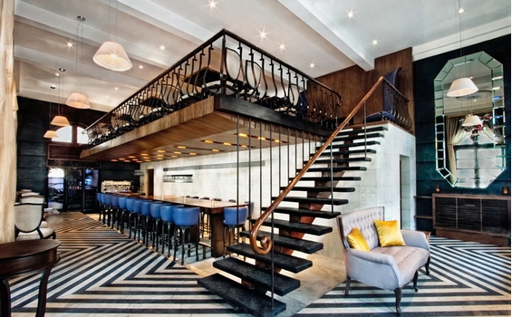 Gỗ trong thiết kế nội thất nhà hàng và khách sạn