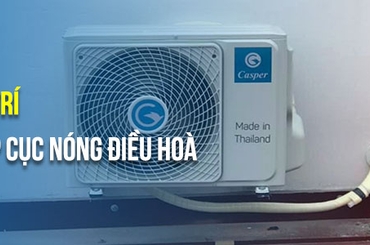 Vị trí cục nóng điều hòa nên đặt thấp hay cao hơn mặt lạnh