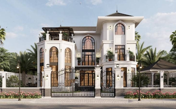 Tư vấn thiết kế biệt thự phong cách Indochine