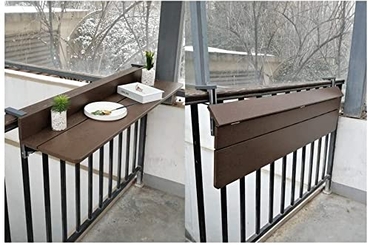 Bàn ban công gấp gọn gỗ tự nhiên: Thiết kế đa năng cho ban công của bạn