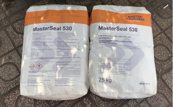 Quy trình chống thấm bằng tinh thể thẩm thấu MasterSeal 530