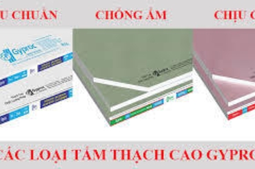Tổng quan về các loại tấm thạch cao hiện có trên thị trường