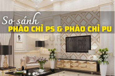 So sánh về phào chỉ PU và PS có điểm gì giống và khác nhau