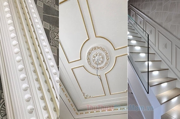 Cách chọn mẫu phào chỉ thạch cao đẹp, phù hợp với thiết kế