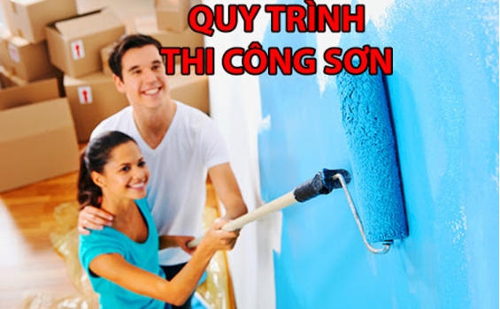 Tìm hiểu về quy trình thi công sơn tường nhà chuẩn nhất 2023