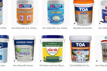 Top 10 hãng sơn chống thấm trên thị trường hiện nay