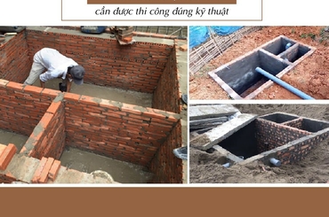 6 lưu ý khi thi công bể phốt theo tiêu chuẩn của Phạm Gia