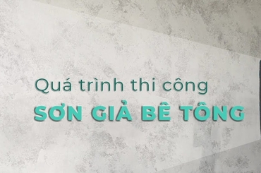Tìm hiểu chung về quy trình sơn giả bê tông hiện nay