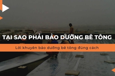Hướng dẫn cách bảo dưỡng bê tông móng đúng cách