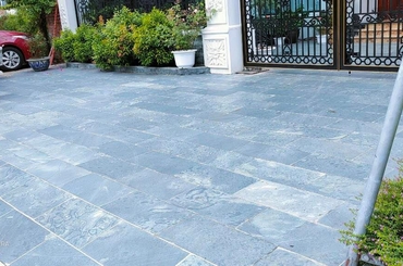 Đá mài xanh rêu - Đá Sân Vườn