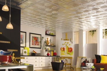 Tạo điểm nhấn nổi bật với la phông trần nhà trang trí hiện đại