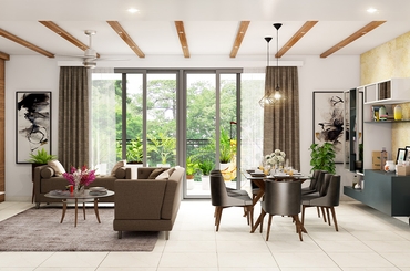 Các kiểu trần nhà phù hợp với không gian và phong cách nội thất