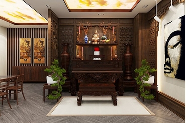 Nghệ Thuật Thiết Kế Nội Thất Phòng Thờ: Kết Hợp Hài Hòa và Ý Nghĩa