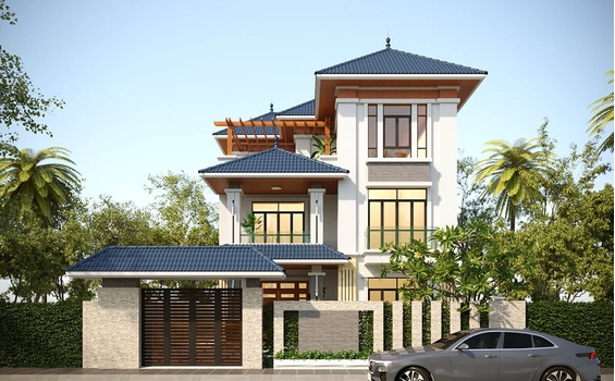 Biệt Thự 3 Tầng Với Sân Vườn: Tạo Nên Không Gian Sống Hoàn Hảo
