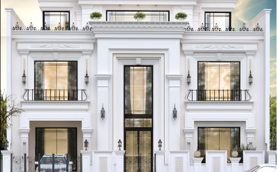 Những Mẫu Thiết Kế Nhà Tân Cổ Điển Đẹp Phù Hợp Với Gia Đình Bạn