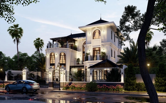Những Mẫu Biệt Thự Đẹp Mang Phong Cách Indochine