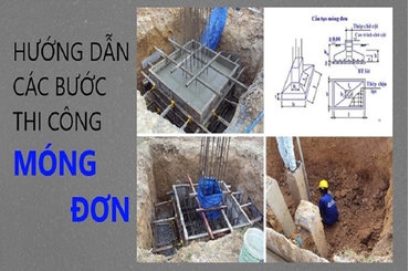 Tìm hiểu tất tần tật về móng đơn trong xây dựng