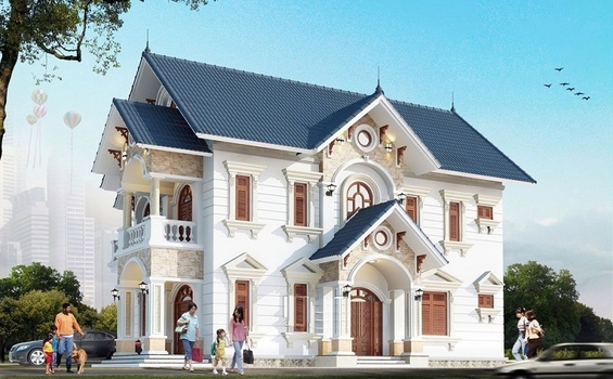 Nhà Biệt Thự 2 Tầng Mái Thái Đẹp Và Tiện Nghi