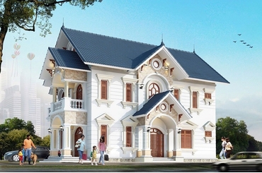 Nhà Biệt Thự 2 Tầng Mái Thái Đẹp Và Tiện Nghi
