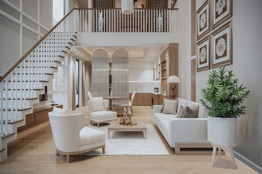 Thiết Kế Nhà Gác Lửng 3 Phòng Ngủ Đầy Đủ Tiện Nghi