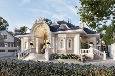 Nhà Cấp 4 Tân Cổ Điển: Sự Kết Hợp Hoàn Hảo Giữa Sang Trọng Và Hiện Đại