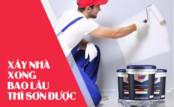 Xây nhà sau bao lâu thì sơn bả được? Hướng dẫn chi tiết