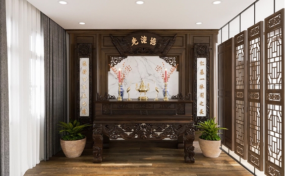 Phong Thủy Bàn Thờ – Hướng, Vị Trí Và Cách Bố Trí Chuẩn