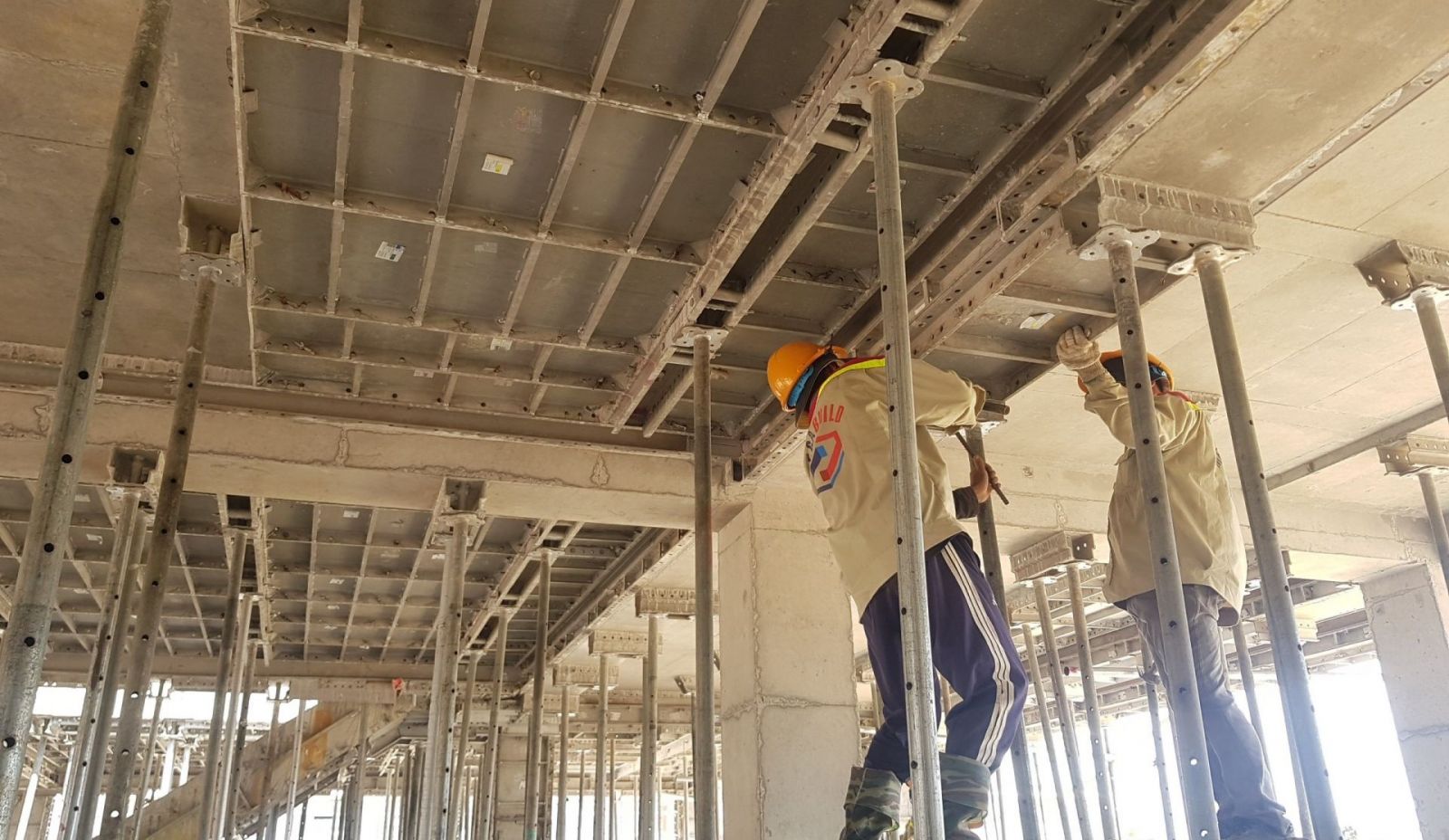 quy trình tháo dỡ cốp pha