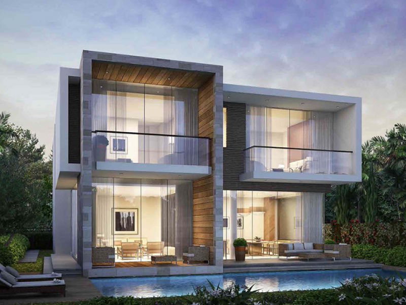 mẫu nhà hiện đại 2 tầng
