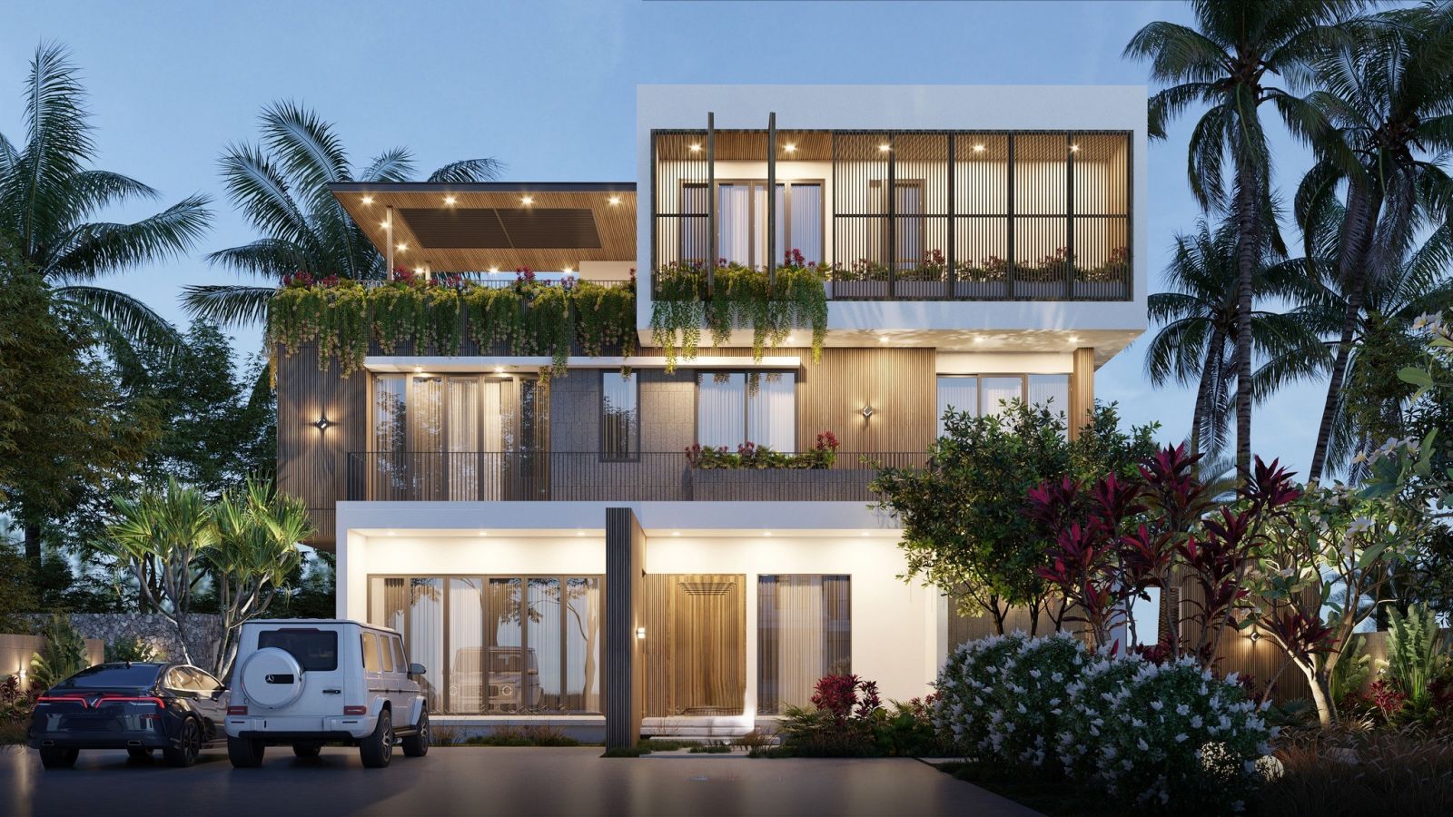 mẫu nhà biệt thự đẹp hiện đại