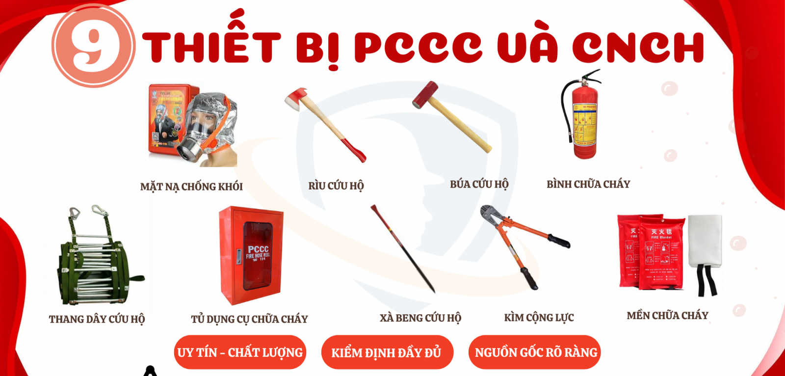 dụng cụ phòng cháy chữa cháy