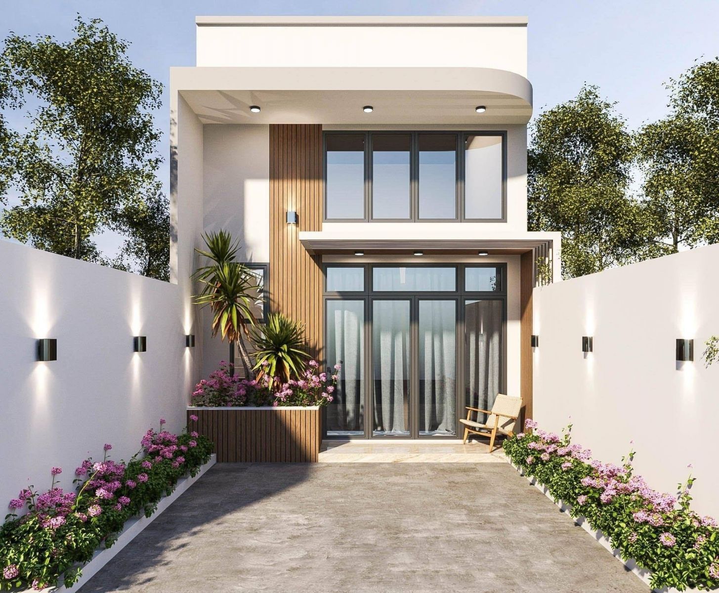 chi phí xây nhà gác lửng 3 phòng ngủ