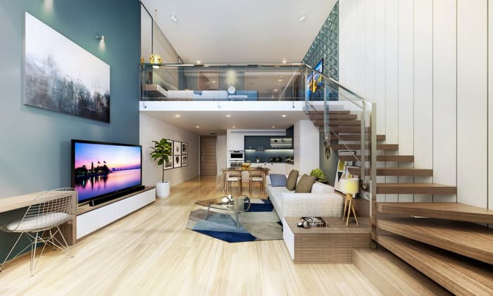 chi phí xây nhà gác lửng 3 phòng ngủ
