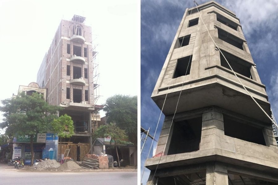 chi phí xây nhà 6 tầng 100m2