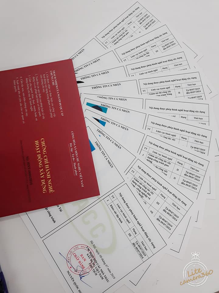 chứng chỉ giám sát xây dựng