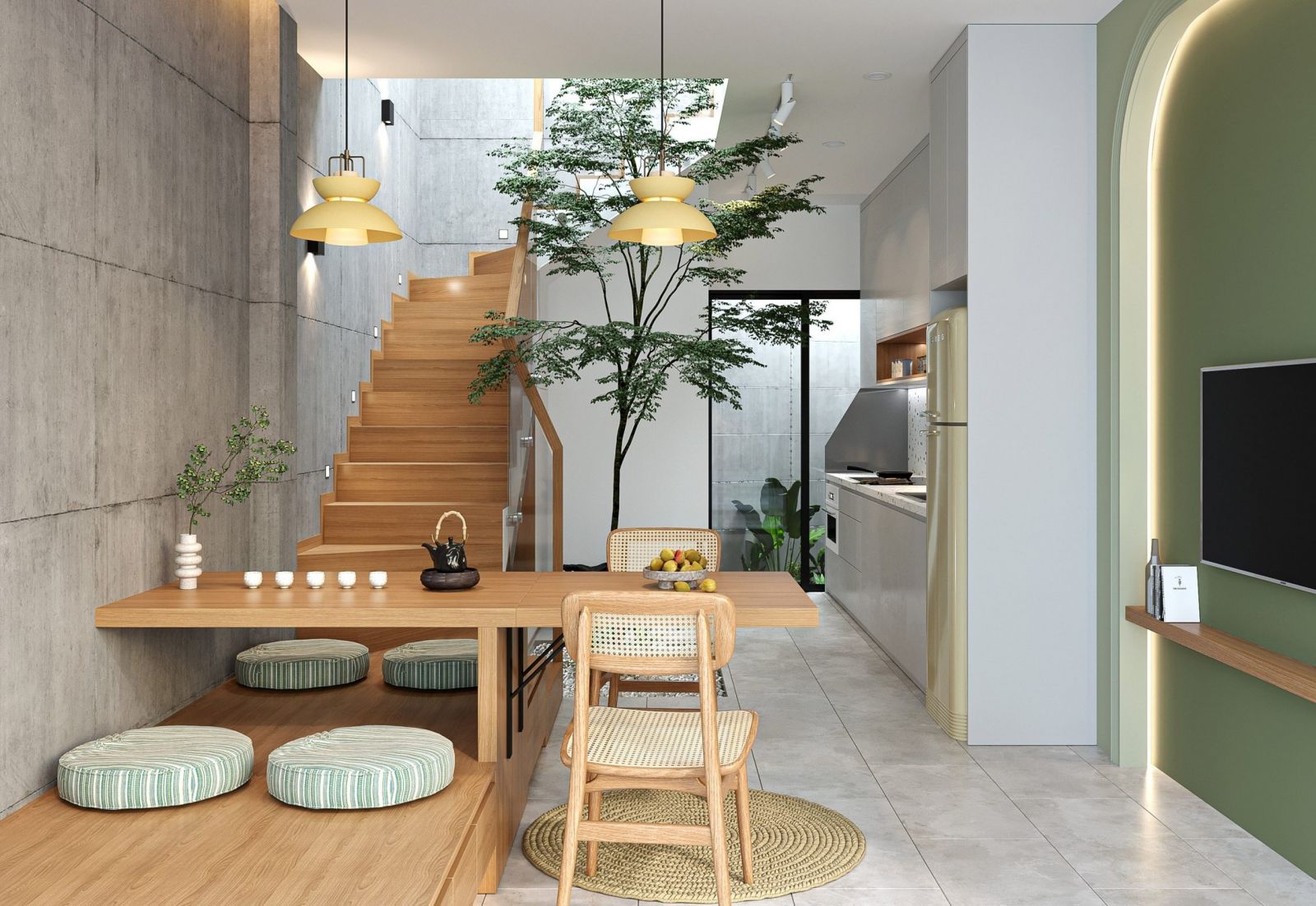 thiết kế nội thất hiện đại