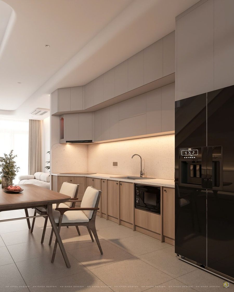 thiết kế nội thất tối giản