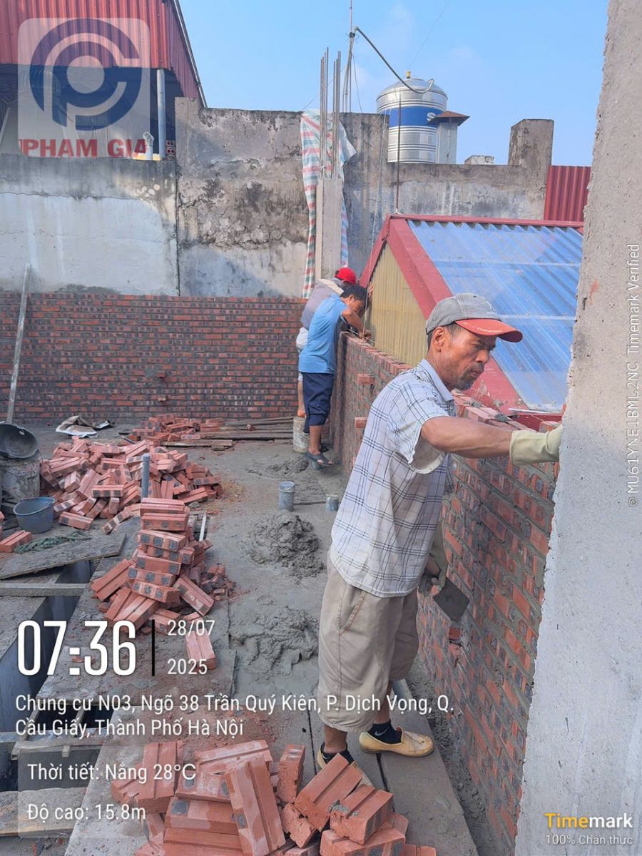 xây nhà phần thô