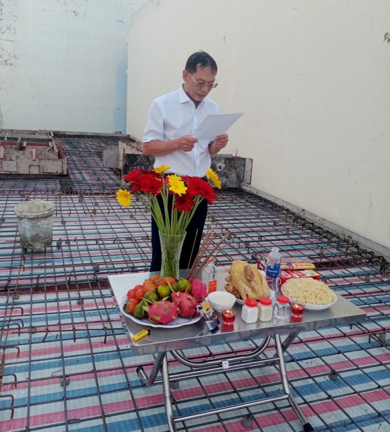 văn khấn đổ mái nhà