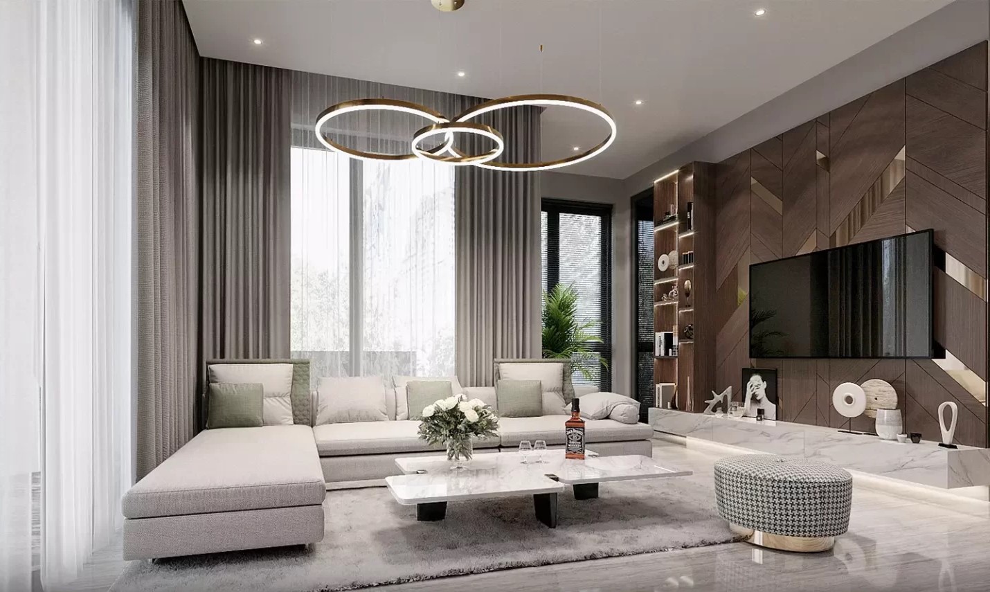 thiết kế nội thất nhà phố