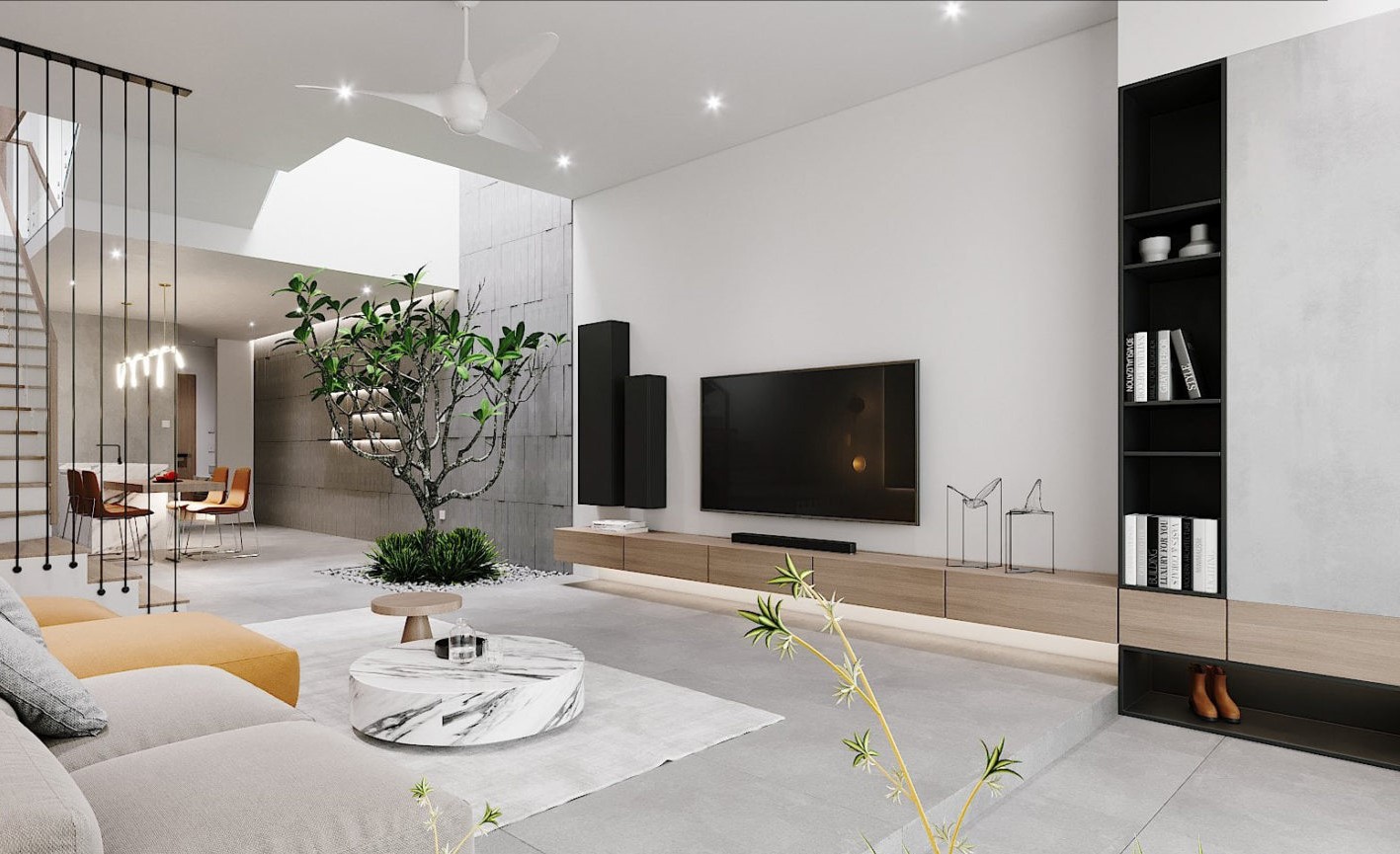 thiết kế nội thất nhà phố