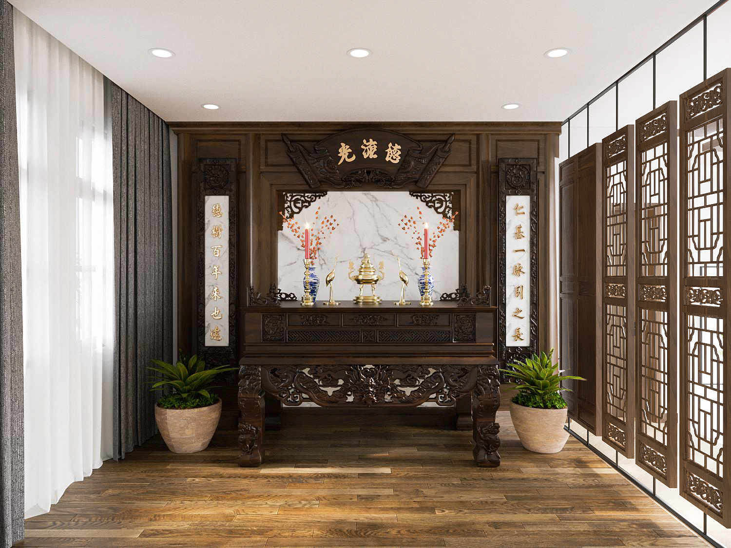 phong thủy bàn thờ