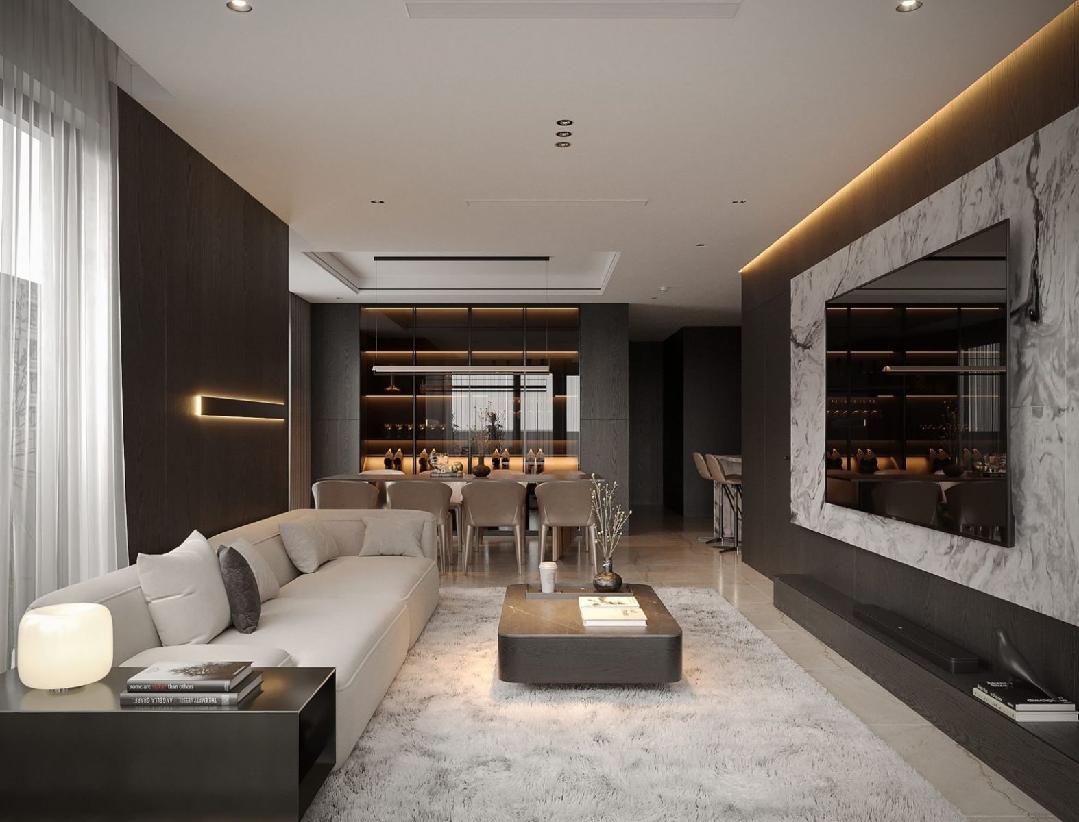 thiết kế nội thất phòng khách