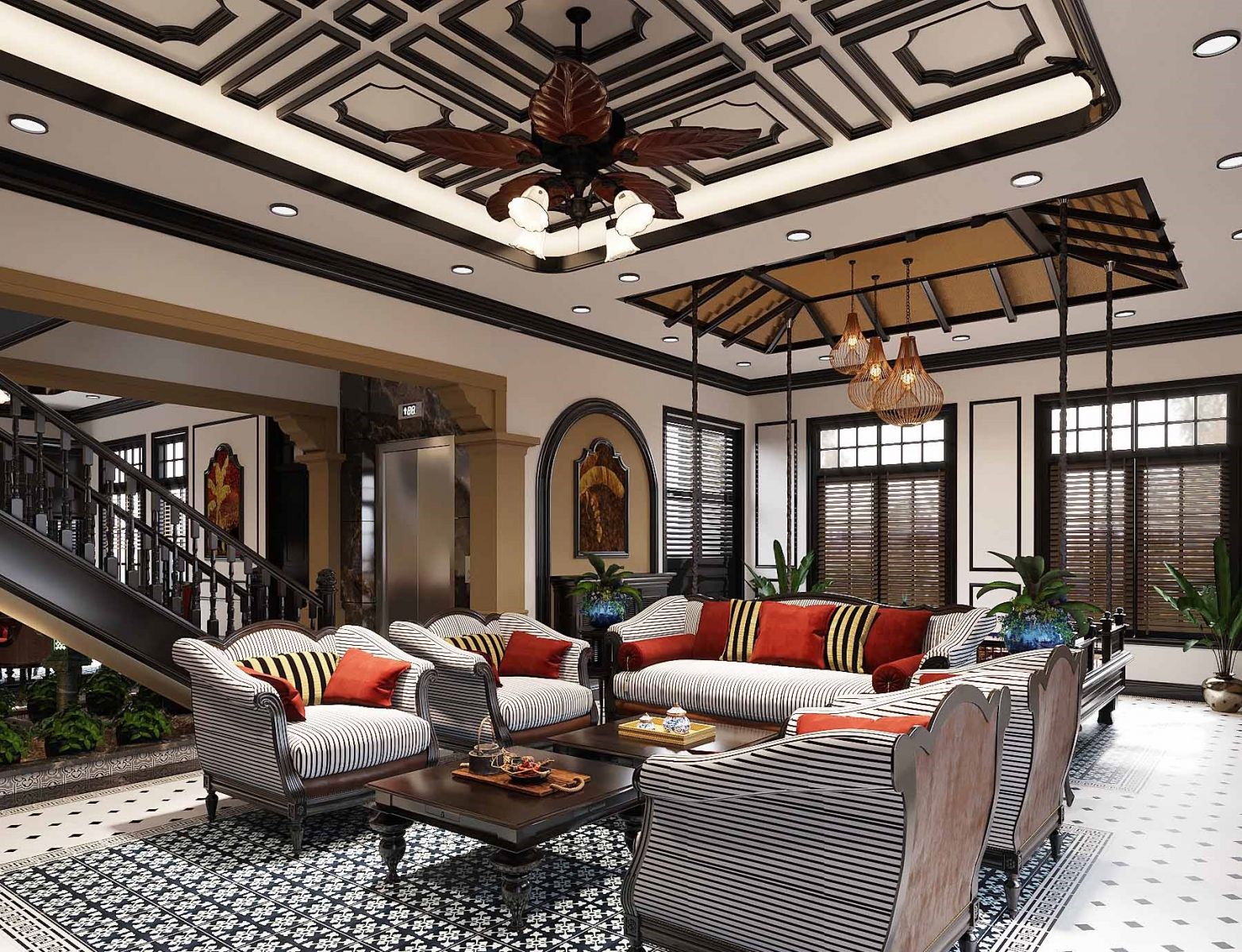 thiết kế nội thất phòng khách