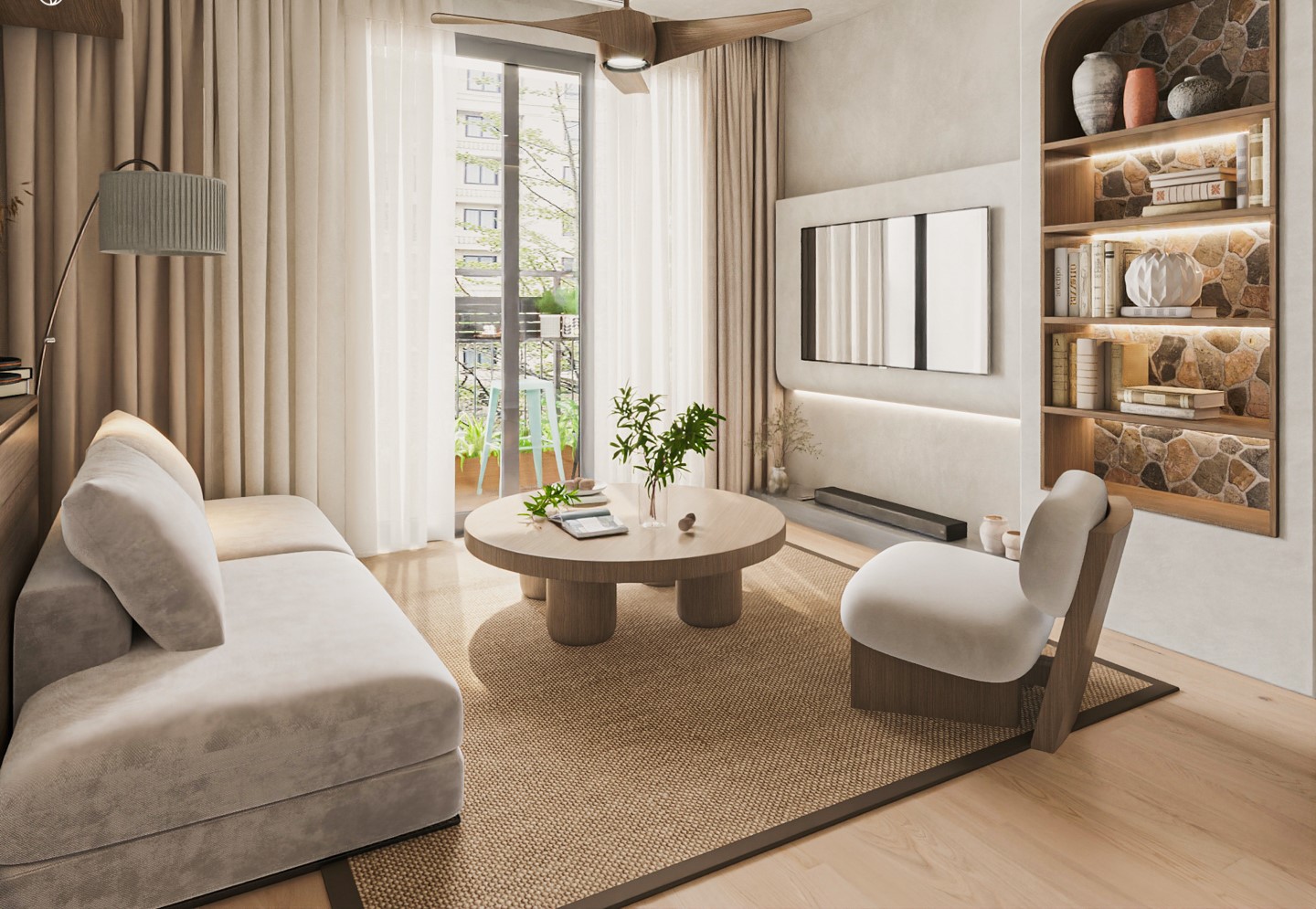 thiết kế nội thất phòng khách