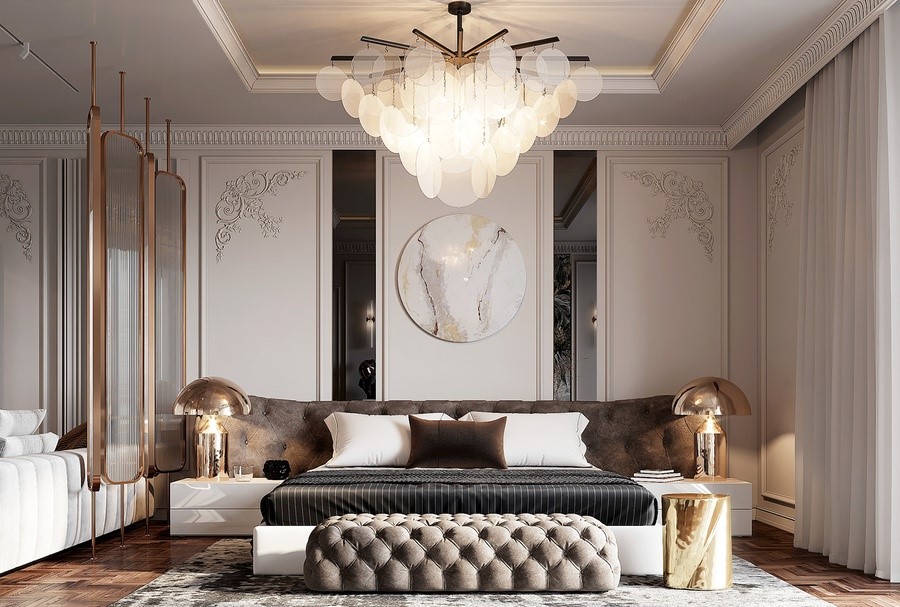 thiết kế nội thất tân cổ điển